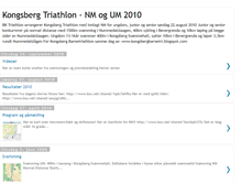 Tablet Screenshot of kongsbergtriathlon.blogspot.com