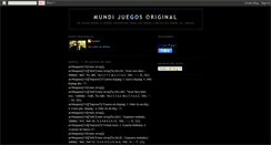 Desktop Screenshot of mundijuejo.blogspot.com