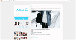 Desktop Screenshot of materialteen.blogspot.com