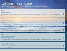 Tablet Screenshot of daleclickalalengua.blogspot.com