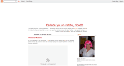 Desktop Screenshot of callateya.blogspot.com