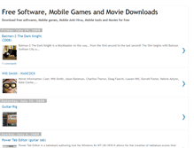Tablet Screenshot of movieandsoftware4free.blogspot.com