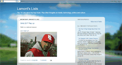 Desktop Screenshot of lamontslist.blogspot.com