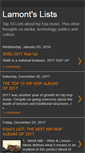 Mobile Screenshot of lamontslist.blogspot.com