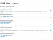 Tablet Screenshot of elijahwoodupdates.blogspot.com