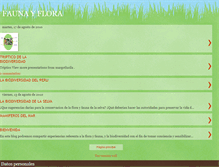 Tablet Screenshot of faunayfloraxxi.blogspot.com