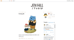 Desktop Screenshot of jenhillustration.blogspot.com