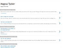 Tablet Screenshot of magnustycker.blogspot.com