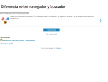 Tablet Screenshot of diferenciaentrenavegadorybuscador.blogspot.com