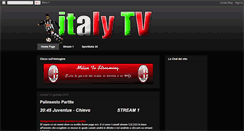 Desktop Screenshot of italy-tv.blogspot.com