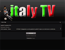 Tablet Screenshot of italy-tv.blogspot.com