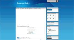 Desktop Screenshot of demonoid-codes.blogspot.com