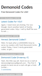 Mobile Screenshot of demonoid-codes.blogspot.com