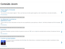 Tablet Screenshot of conteudojovem.blogspot.com