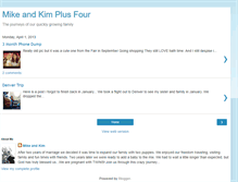 Tablet Screenshot of mikeandkimplusfour.blogspot.com