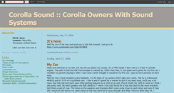 Desktop Screenshot of corollasound.blogspot.com