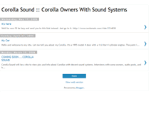 Tablet Screenshot of corollasound.blogspot.com