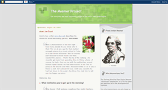 Desktop Screenshot of mesmerproject.blogspot.com