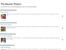 Tablet Screenshot of mesmerproject.blogspot.com