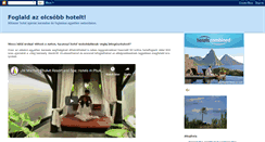 Desktop Screenshot of olcsohotelfoglalas.blogspot.com