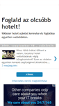 Mobile Screenshot of olcsohotelfoglalas.blogspot.com