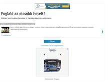Tablet Screenshot of olcsohotelfoglalas.blogspot.com