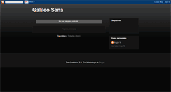 Desktop Screenshot of galileosena.blogspot.com