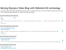Tablet Screenshot of beijingolympicsvideo.blogspot.com