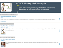 Tablet Screenshot of cmlcodemonkey.blogspot.com