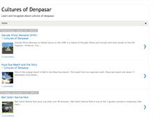 Tablet Screenshot of cultures-of-denpasar.blogspot.com