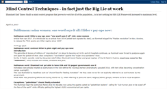 Desktop Screenshot of mind-control-for-dummies.blogspot.com