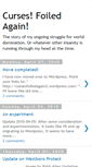 Mobile Screenshot of curses-foiled-again.blogspot.com