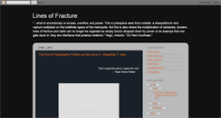 Desktop Screenshot of linesoffracture.blogspot.com