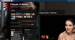 Desktop Screenshot of friendsofbettie.blogspot.com
