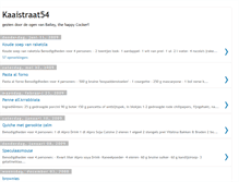 Tablet Screenshot of kaaistraat54.blogspot.com