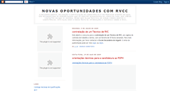 Desktop Screenshot of novasoportunidadescomrvcc.blogspot.com