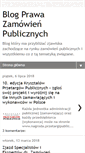 Mobile Screenshot of blogprawazamowienpublicznych.blogspot.com