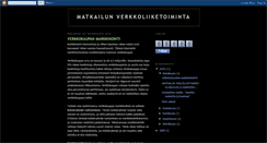 Desktop Screenshot of matkailunverkkoliiketoiminta.blogspot.com