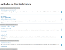 Tablet Screenshot of matkailunverkkoliiketoiminta.blogspot.com