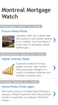 Mobile Screenshot of mortgage-montreal.blogspot.com