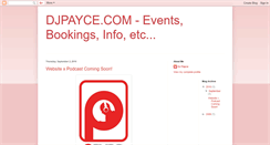 Desktop Screenshot of djpayce.blogspot.com