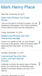 Mobile Screenshot of mark-henry-place.blogspot.com