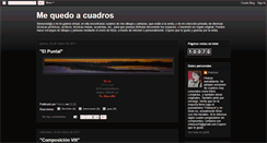 Desktop Screenshot of mequedoacuadros.blogspot.com