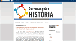 Desktop Screenshot of conversassobreahistoria.blogspot.com