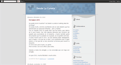 Desktop Screenshot of desdelacuneta.blogspot.com