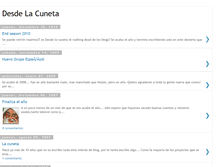 Tablet Screenshot of desdelacuneta.blogspot.com