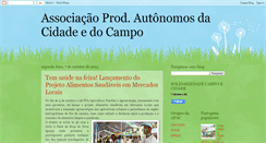 Desktop Screenshot of apac-cidade-campo.blogspot.com