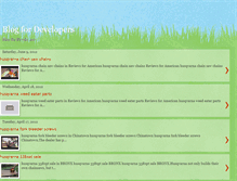 Tablet Screenshot of blogfordevelopers.blogspot.com