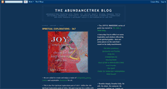 Desktop Screenshot of abundancetrekblog.blogspot.com