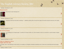 Tablet Screenshot of englishliterarysocietyssc.blogspot.com